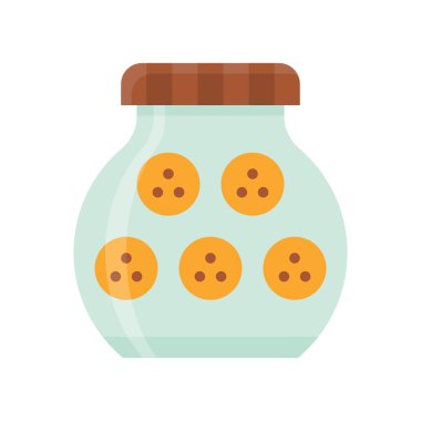 Kurabiye kavanozu, tatlı ve şeker taşıyıcıları, düz tasarımlı.,