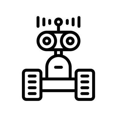 Robot navigasyon vektörü, Robot bağlantılı satır simgesi