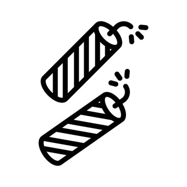 Firecracker vektörü, Çin Yeni Yıl Tasarım ikonu