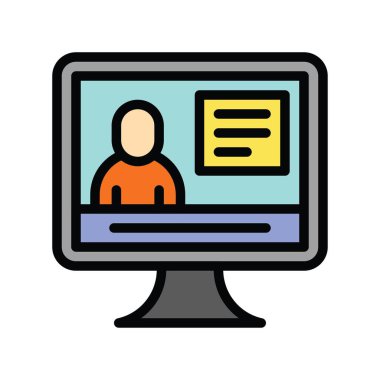 Televizyonlar ve teknoloji, ilgili TV vektörleri, düzenlenebilir vuruşlarda,