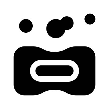 Dosyalar siyah beyaz basit simge, vektör illüstrasyonlu dizin 