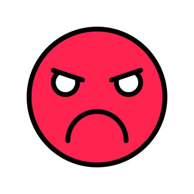 Duygusal vektör, Sosyal medya doldurulmuş biçim düzenlenebilir vuruş simgesi