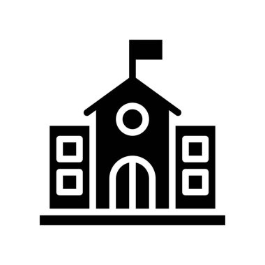 Okul vektörü, okula dönüş katı biçim simgesi