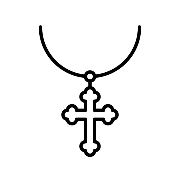 Necklace Vector Illustration Isolated Line Design Icon — 스톡 벡터