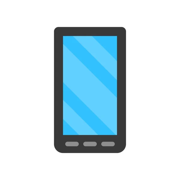 Vecteur Téléphone Portable Icône Conception Plate Appareil Électronique — Image vectorielle