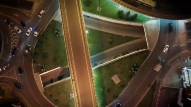 Ulaştırma Kavşağı. Akşam trafik. Çevre yolu. Sochi