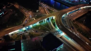 Ulaştırma Kavşağı. Akşam trafik. Çevre yolu. Sochi