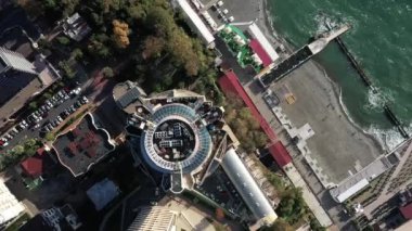 Sochi. Rusya - 07 Kasım 2018. İskenderiye Feneri konut ev. Hava anket
