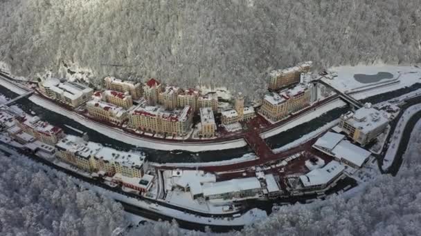 Sochi Rusia 2018 Estación Esquí Rosa Khutor Sochi Krasnaya Polyana — Vídeos de Stock