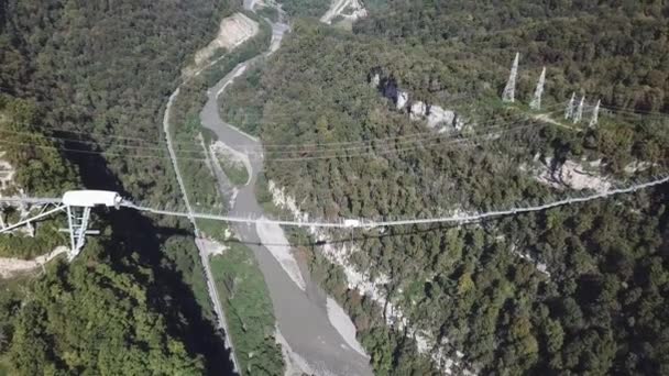 Σότσι Ρωσία Νοεμβρίου 2018 Skypark Hackett Σότσι Σότσι Εθνικό Πάρκο — Αρχείο Βίντεο