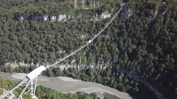 Sochi Rússia Novembro 2018 Skypark Hackett Sochi Sochi National Park — Vídeo de Stock