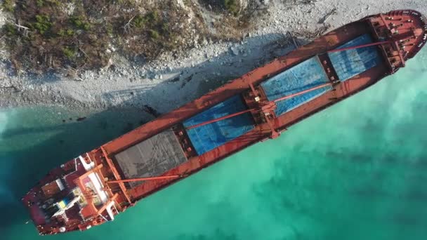 Gelendjik Rusland Janury 2019 Het Schip Genaamd Rio Liep Aan — Stockvideo