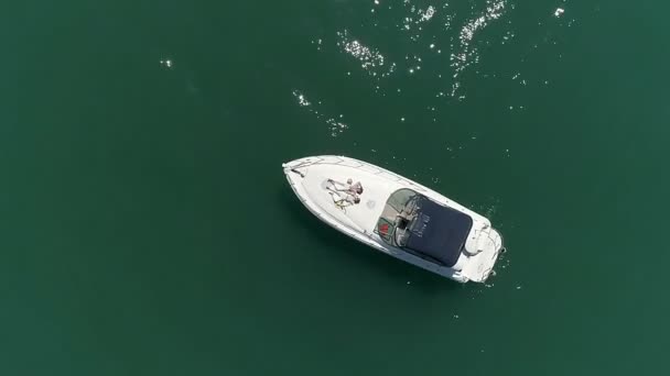 Sotchi Russie Août 2018 Deux Jeunes Femmes Sur Bateau Vitesse — Video