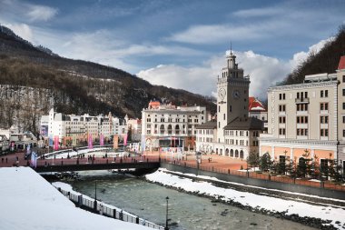 Olimpiyat Köyü Roza Khutor.
