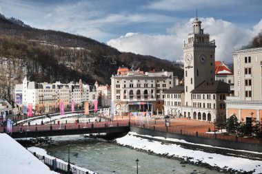 Olimpiyat Köyü Roza Khutor.