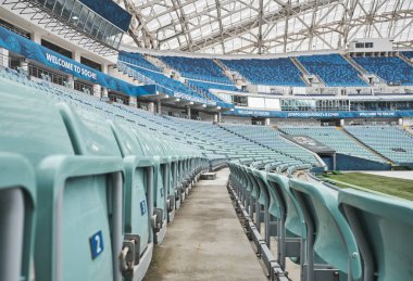 Detayları boş sandalye Stadyumu