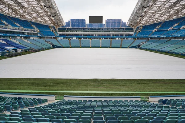 Sochi Rusia Ene 2019 Estadio Fisht Terreno Está Cubierto —  Fotos de Stock