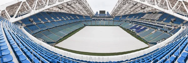 Sochi Rusia Ene 2019 Estadio Fisht Terreno Está Cubierto —  Fotos de Stock