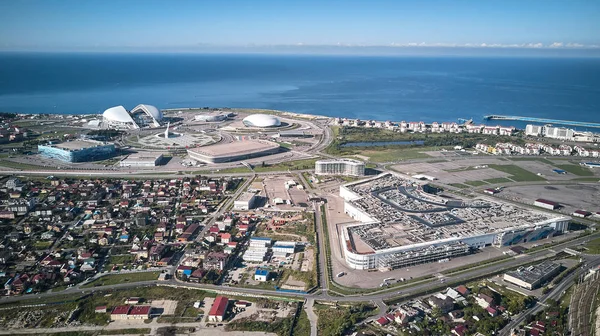 Rusia Sochi Septiembre 2018 Panorama Del Parque Olímpico Sochi Sede — Foto de Stock