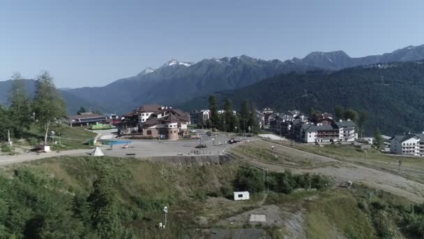 Sochi Rusia Jul Julio 2017 Mujer Hombre Personas Postura Yoga — Vídeos de Stock