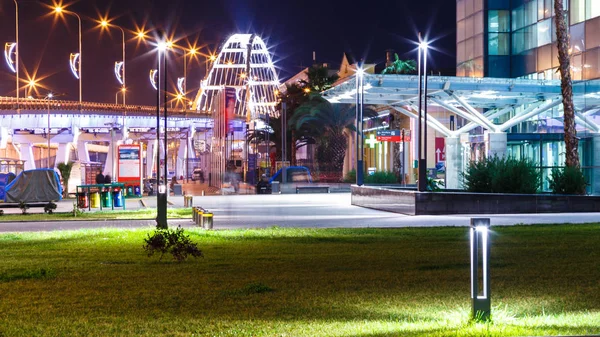 Sochi Rússia Feb 2019 Exterior Estação Ferroviária Adler — Fotografia de Stock