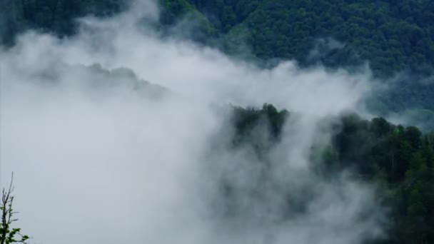 Montaña Paisaje Timelapse Nubes Movimiento — Vídeos de Stock