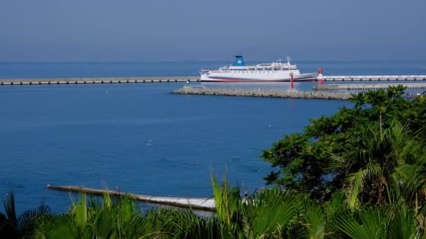 Sochi Rusia Julio 2020 Video Lapso Tiempo Puerto Marítimo Sochi — Vídeo de stock