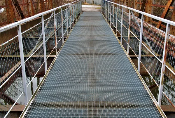 Vieux pont rouillé Images De Stock Libres De Droits