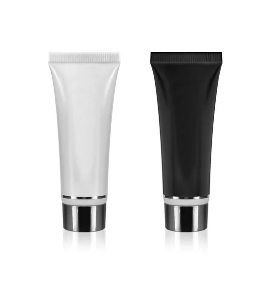 black and white cosmetic tube cream lotion facial foam sunscreen makeup beauty cosmetic foundation with background