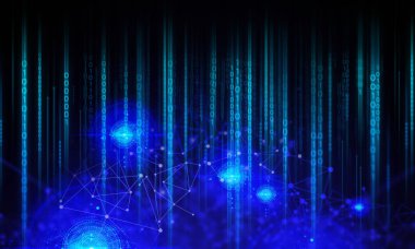 ai internet şey, ağ arka plan 3d illüstrasyon render, veri derin öğrenme, robotik bilim, nöron pleksus fütüristik, süper bilgisayar, beyin teknolojisi dijital bilim