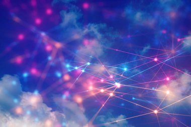 bulut depolama arka plan, ağ veri derin öğrenme, robotik ai bilim net web, nöron beyin, fütüristik bağlantı, sunucu siber dijital, teknoloji internet şey