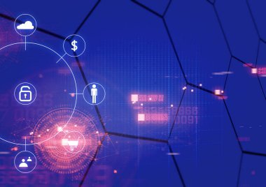 yapay zeka ve UI veri simgesi sistem resimde arka, söylemek dünya çapında web net bağlantı hologramıdır öğrenme derin ağ arayüz 