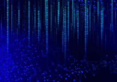 süper bilgisayar, atom hücre bilimi, dijital teknoloji beyin AI internet şey, ağ arka plan 3D illüstrasyon render, veri derin öğrenme, robotik bilim, nöron pleksus futuristik