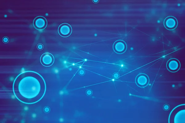 futuristic blue abstract futuristic laser light network background illustration