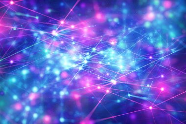 şey ve ağ sunucusu arka plan 3D illüstrasyon oluşturma, veri derin öğrenme, robotik Ai bilim net Web, nöron beyin Plexus, futuristik bağlanma, sinyal dijital teknoloji İnternet