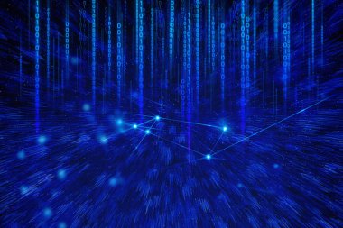 ağ online sunucu, arka plan 3d illüstrasyon render, veri derin öğrenme, robotik ai bilim net web, nöron beyin, fütüristik bağlantı, dijital teknoloji