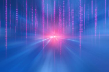 süper bilgisayar, atom hücre bilimi, dijital teknoloji beyin AI internet şey, ağ arka plan 3D illüstrasyon render, veri derin öğrenme, robotik bilim, nöron pleksus futuristik