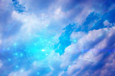 Ağ Internet dijital teknolojisi ile bulut depolama