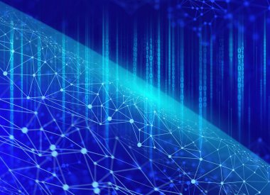 teknoloji beyin ai şey internet, ağ arka plan 3d illüstrasyon render, veri derin öğrenme, robotik bilim, nöron pleksus fütüristik, ai süper bilgisayar