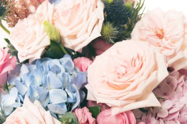 vintage aromatik gül çiçeği ve doğal yaprak yakın