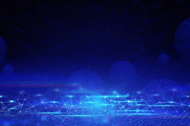 dijital teknoloji, şey internet, ağ sunucusu arka plan 3d illüstrasyon render, veri derin öğrenme, robotik ai bilim net web, nöron beyin, fütüristik bağlantı
