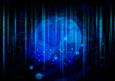 pleksus dünya dijital derin öğrenme ai teknolojisi, robotik beyin, kimyasal molekül, atom hücre bilimi, soyut fütüristik siber ağ arka plan illüstrasyon 3d render