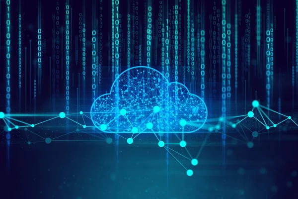 AI teknolojisi, robotik sistem, kimyasal molekül, atom hücresi pleksakın ve bilim, soyut futuristik evren siber ağ sunucusu Online, arka plan illüstrasyon 3D render
