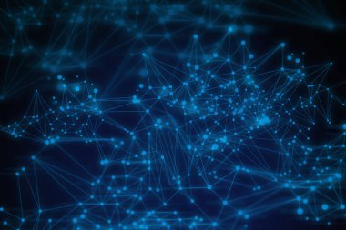 ağ sosyal online, arka plan 3D illüstrasyon render, veri makinesi derin öğrenme, robotik Ai bilim net Web, nöron beyin, fütüristik bağlanma, dijital teknoloji sistemi