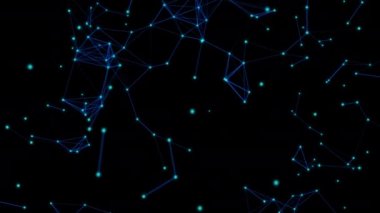 bilim atom hücre pleksus beyin, parçacık ağ teknolojisi, dijital gelecek hologramı, ai ui veri derin öğrenme
