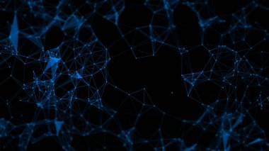 siber hacker, robot ai, sosyal ağ, soyut arka plan 3d render illüstrasyon, web net, derin öğrenme, atom hücresi bilimi, güvenlik sever online dijital 