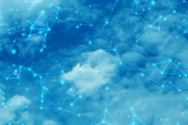 teknoloji internet, gökyüzü backround, veri makinesi derin öğrenme, sistem güvenliği gizlilik, ai bulut depolama sunucusu, internet wifi sosyal ağ