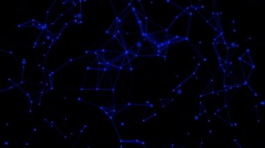 ai bilim atom hücre pleksus beyin, parçacık ağ teknolojisi, dijital gelecek hologram veri derin öğrenme