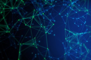 web sever online siber sosyal ağ arka plan 3d render illüstrasyon ile bulut depolama bilgi işlem sisteminin dijital güvenlik