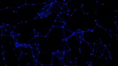 ai dijital ağ pleksus teknoloji web net online bağlayan, soyut nokta beyin hücresi atom bilim